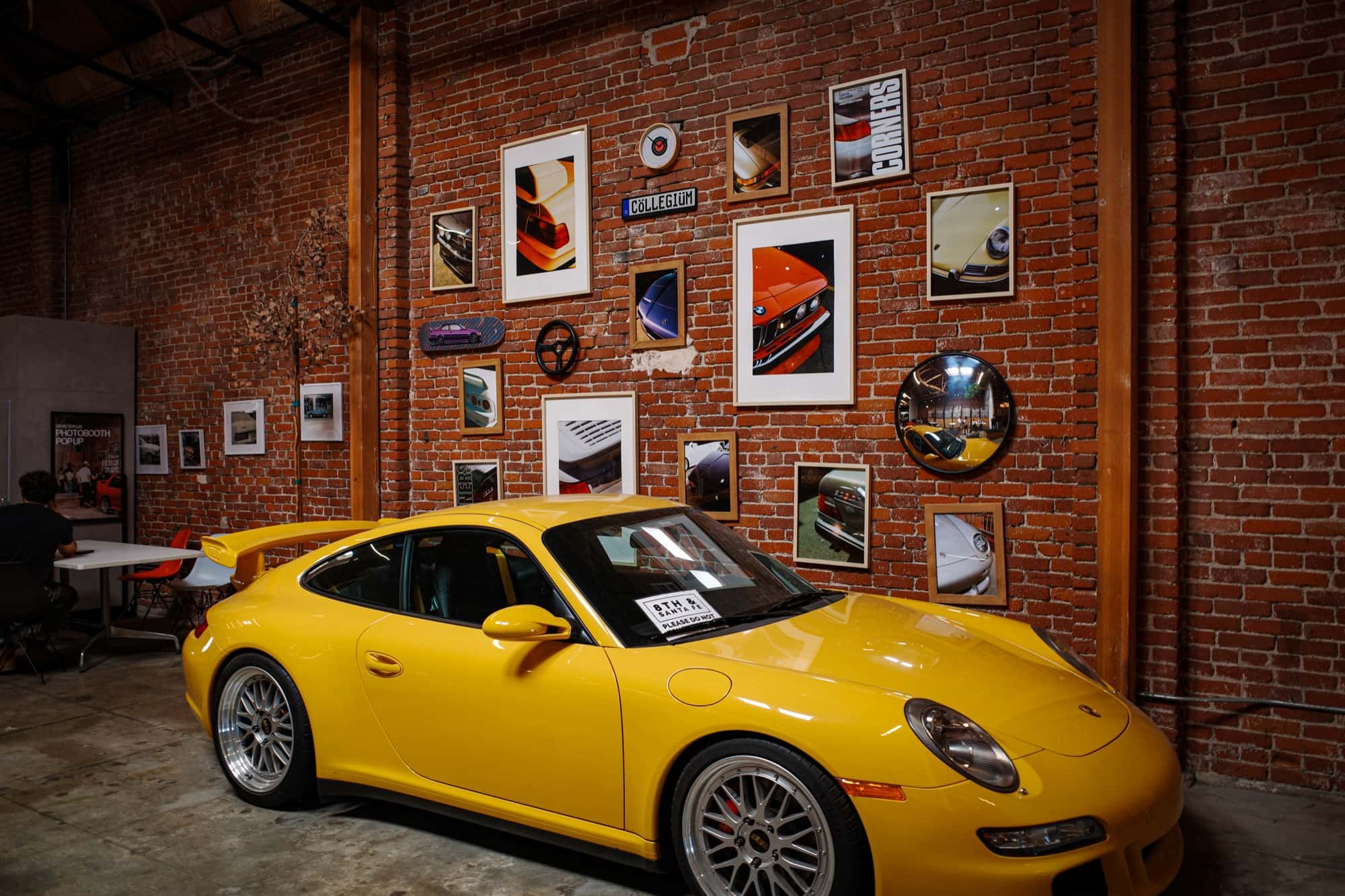 yellow porsche, los angeles